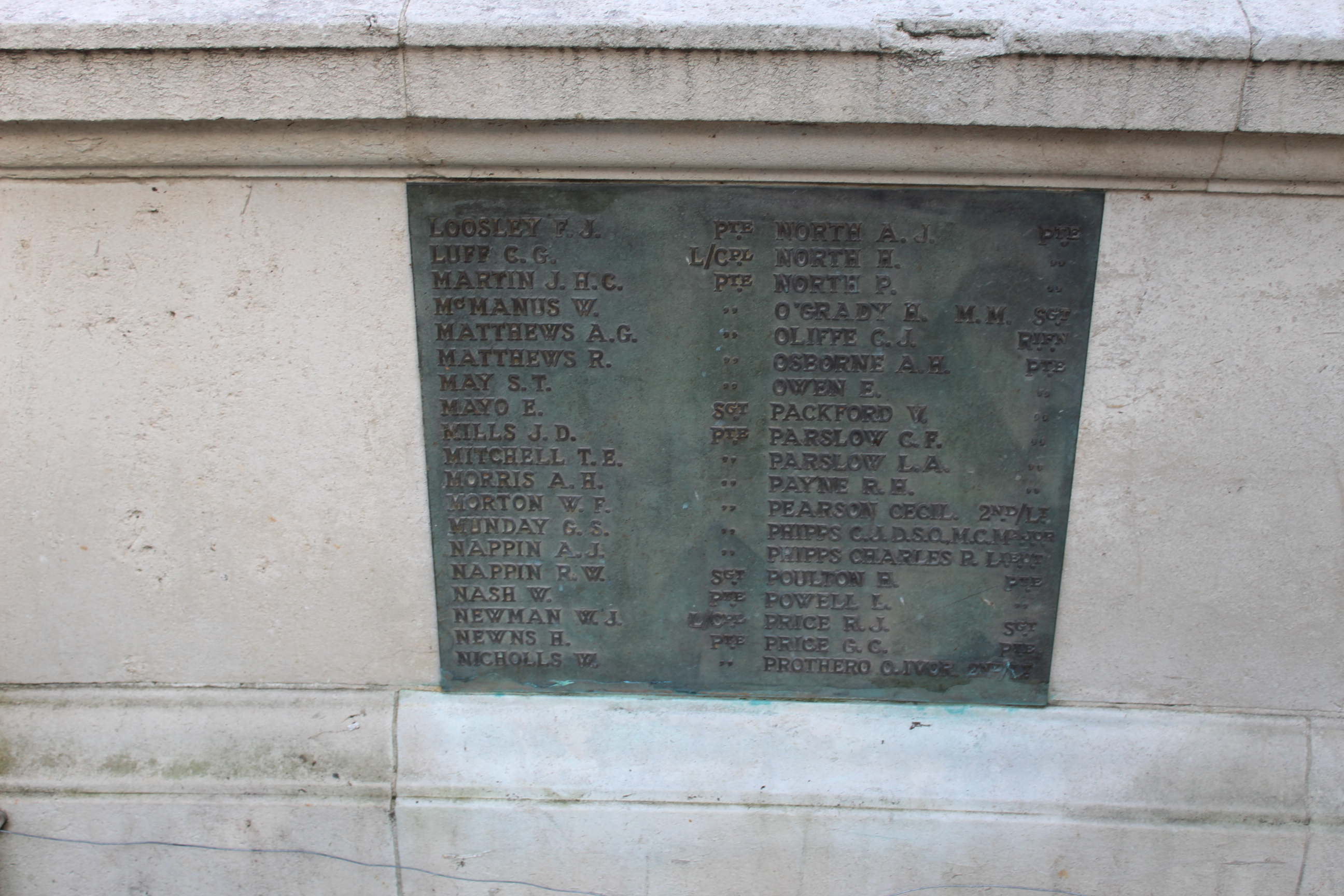 Aylesbury War Memorials Online